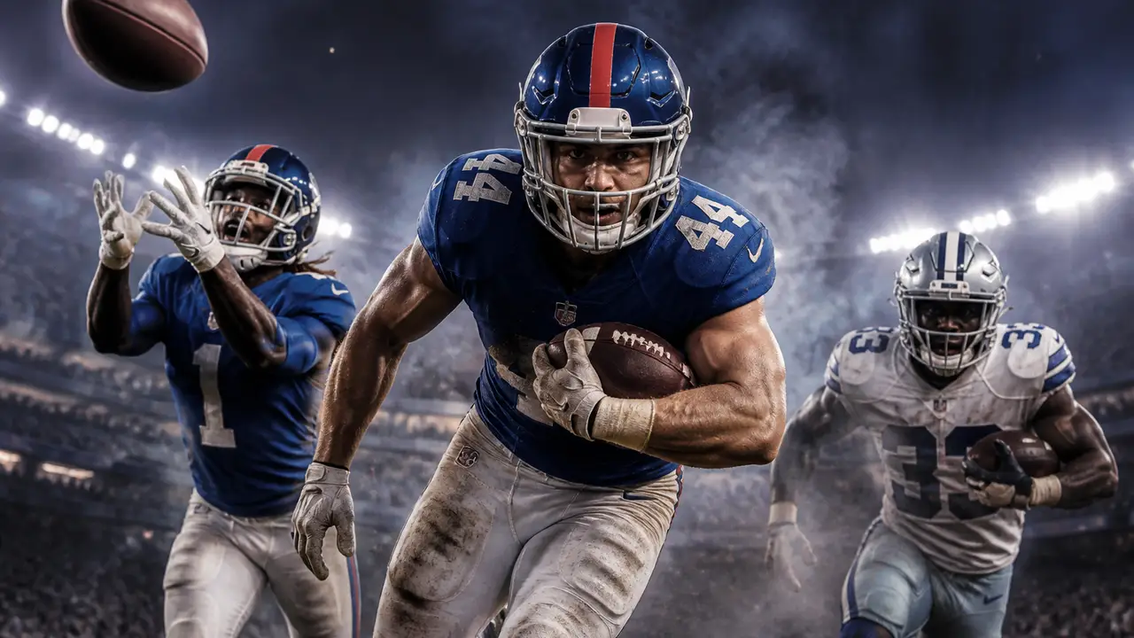 Likely catches eight passes and two touchdowns in Giants debut cover