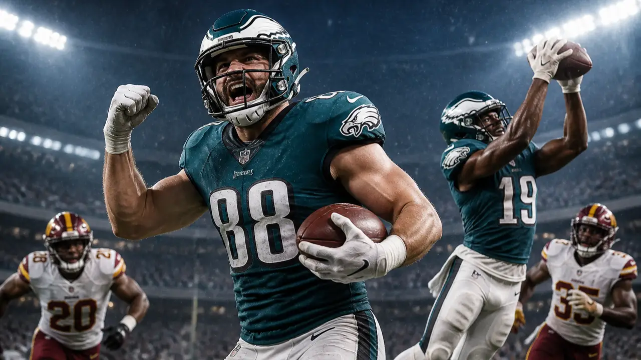 Goedert’s two touchdowns and Wicks’ debut lift Eagles past Commanders cover