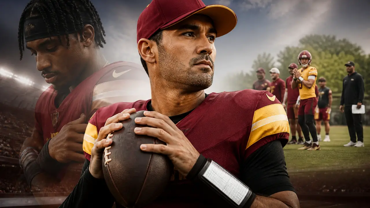 Mariota set to start for Commanders while Daniels elbow timetable remains open cover