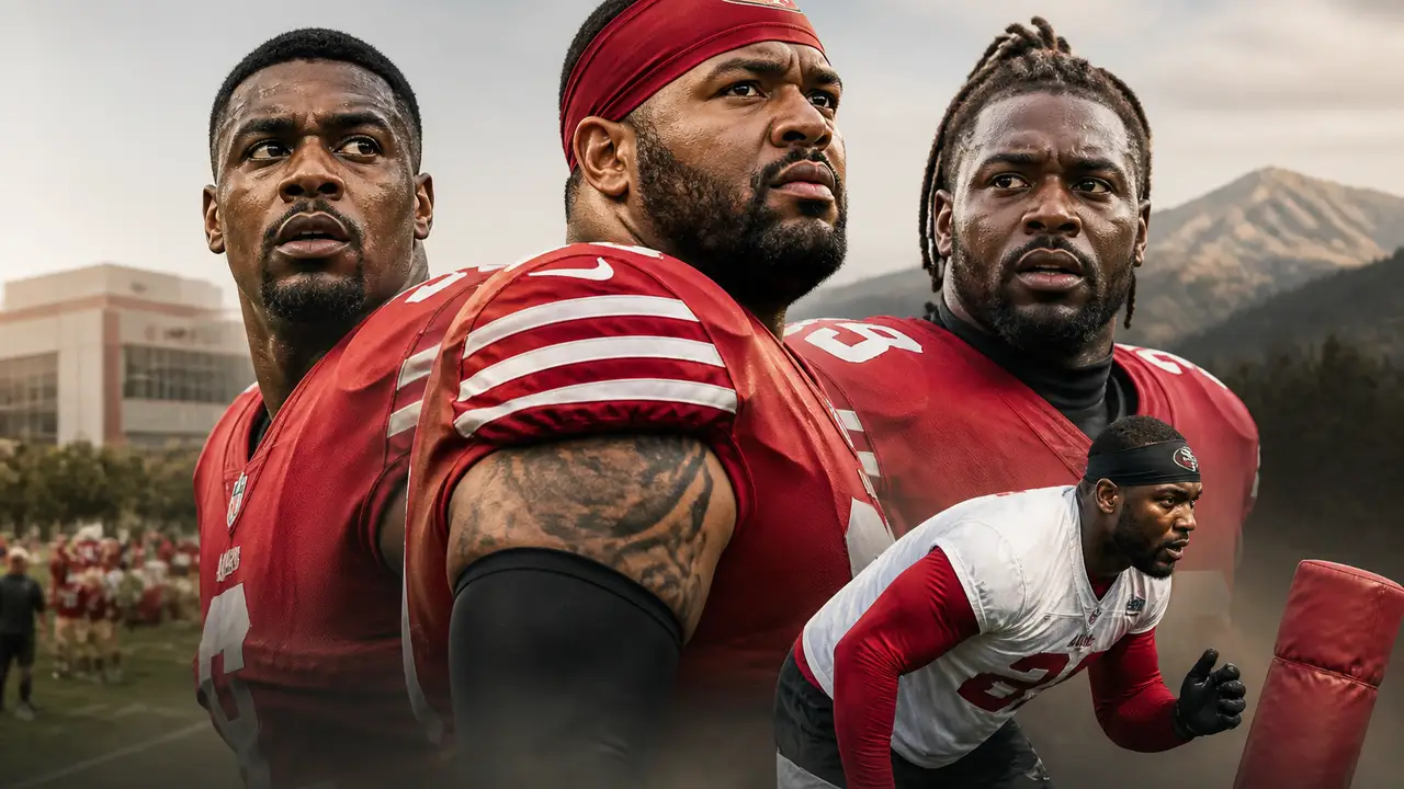 49ers monitor Evans, Trent Williams and Greenlaw before Denver game cover