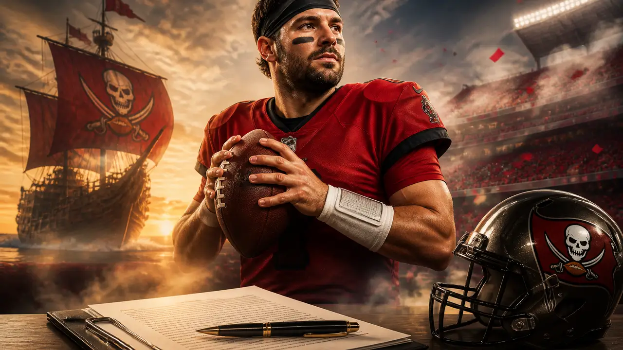 Buccaneers QB Baker Mayfield agrees to a 3-year, $165M extension cover
