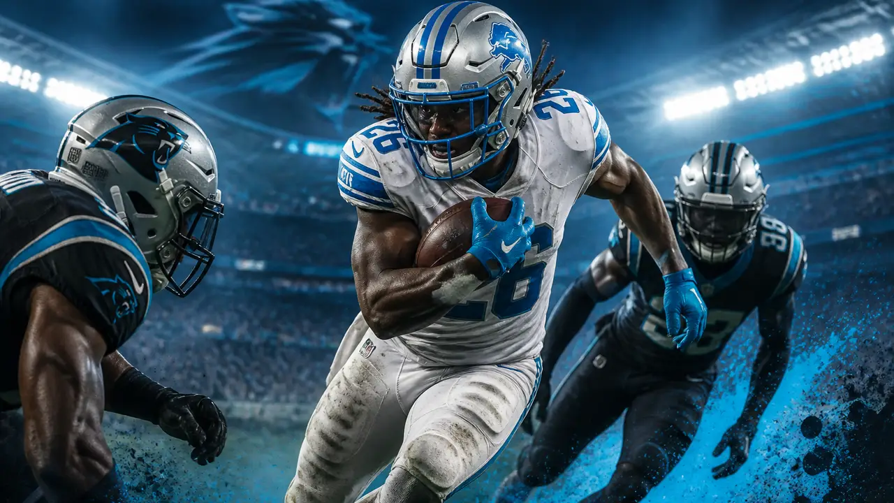Gibbs leads Lions into Sunday night against Carolina’s depleted secondary cover