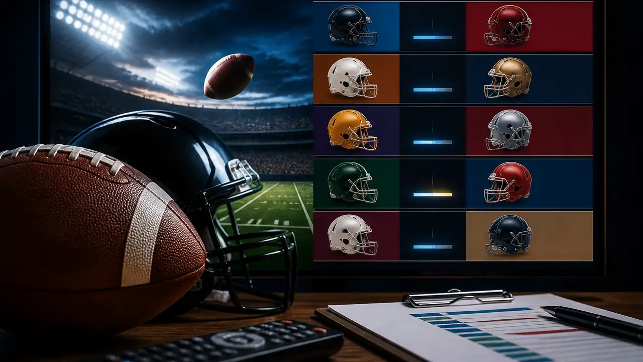 Football TV schedule: Sept. 24-28 kickoff times and channels cover