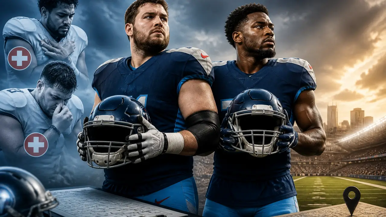 Titans put two guards on IR and promote Garrett Dellinger and Michael Carter cover