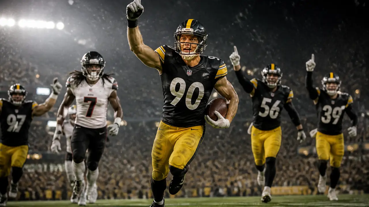 T.J. Watt’s 35-yard pick-six lifts Steelers past Falcons 20–13 cover