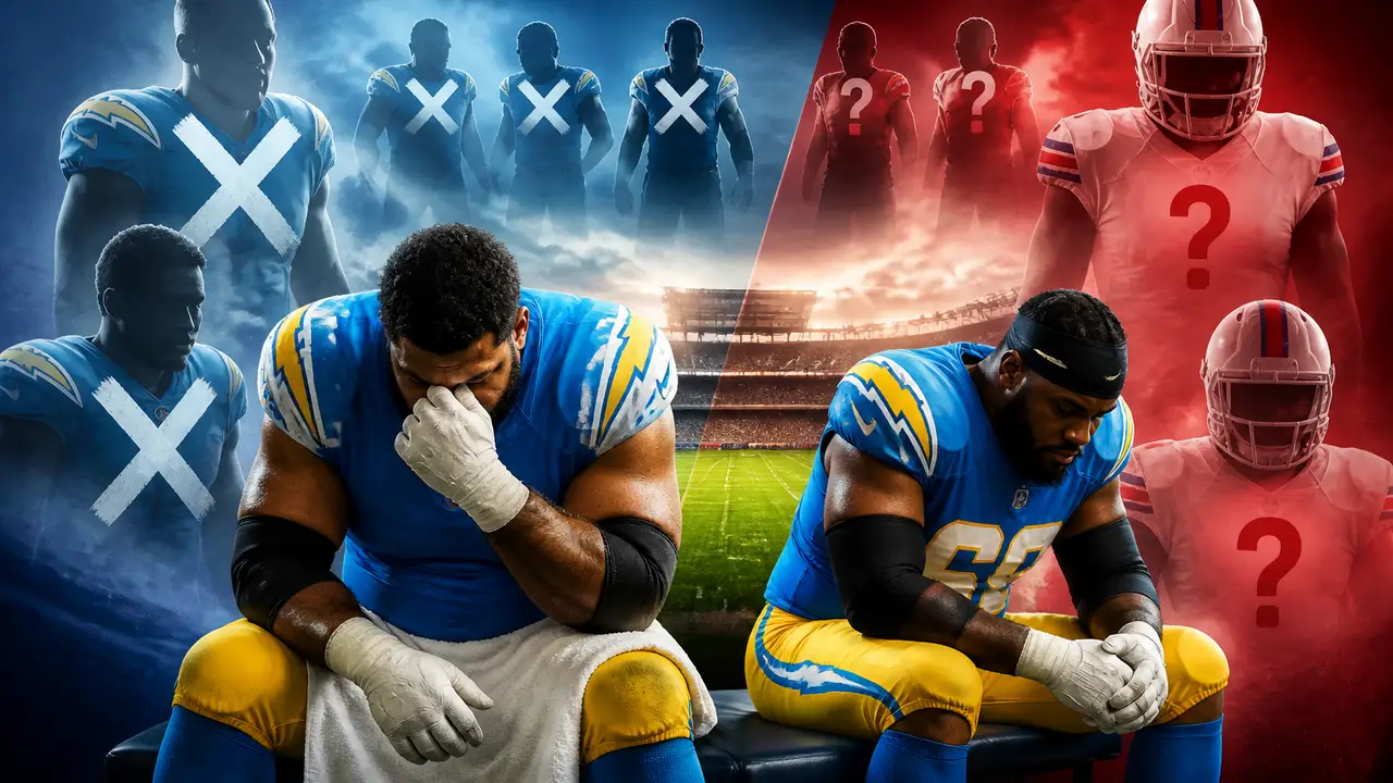 Chargers rule out six for Bills game, including Pipkins and Awosika cover